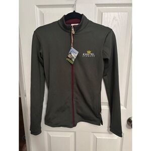 NEW Kastel Denmark | Christine Ladies Softshell Jacket Grey/Maroon Sz XS